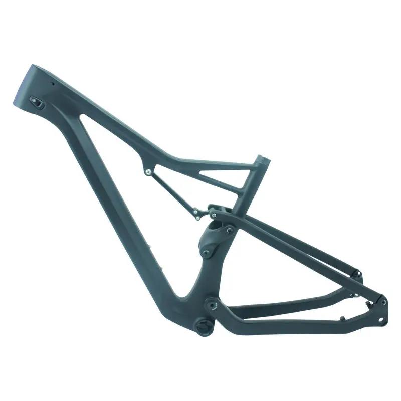 2024 Telaio in fibra di carbonio OEM Telaio per bici in carbonio T800 Telaio per bici a sospensione completa in fibra di carbonio per la realizzazione di bici sportive 1