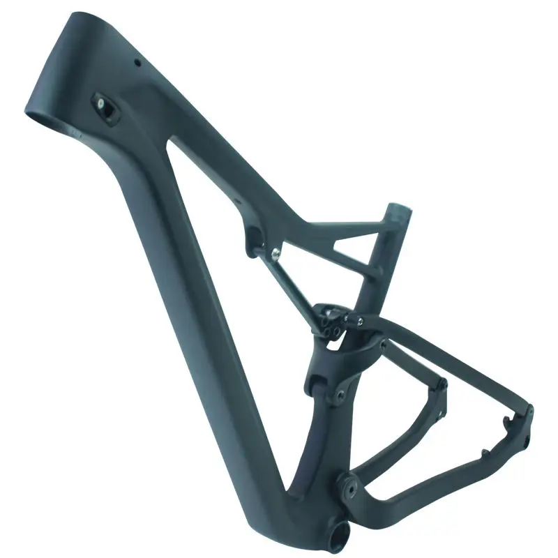 2024 Telaio in fibra di carbonio OEM Telaio per bici in carbonio T800 Telaio per bici a sospensione completa in fibra di carbonio per la realizzazione di bici sportive 4