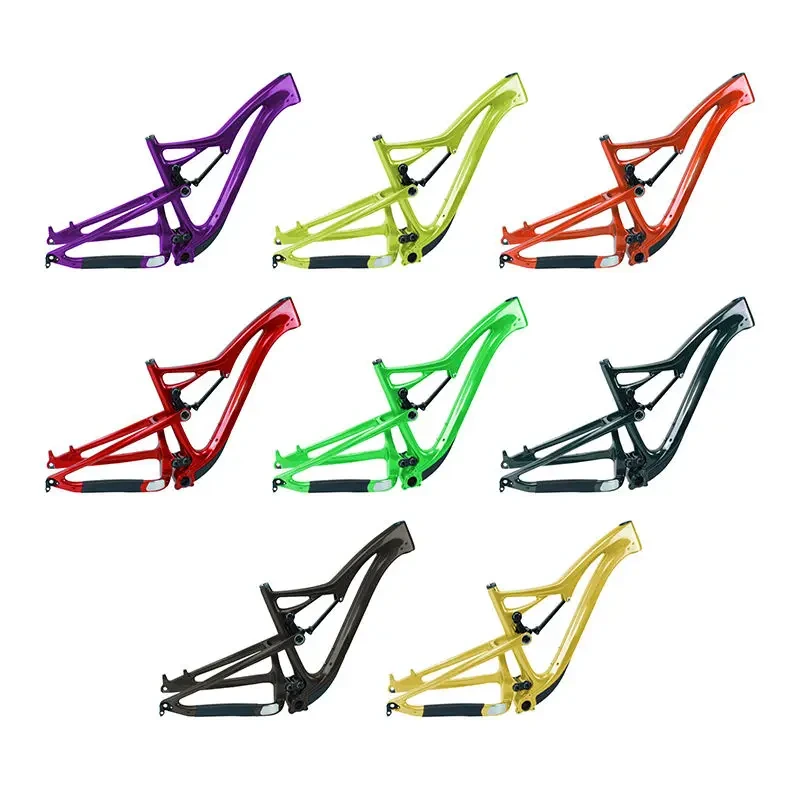 ホットセラー！ 29erカーボンファイバーMTBフレーム-T800フルサスペンション、カスタムビルド用の15.5/17.5/19インチサイズ 1
