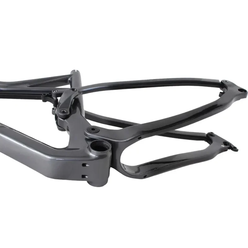 2024 Custom Design Full Suspension Xc Bike Frame Thru-axle Model Bicycle Frame Carbon Suspension Chinese T800 Carbon Bike Frame 2