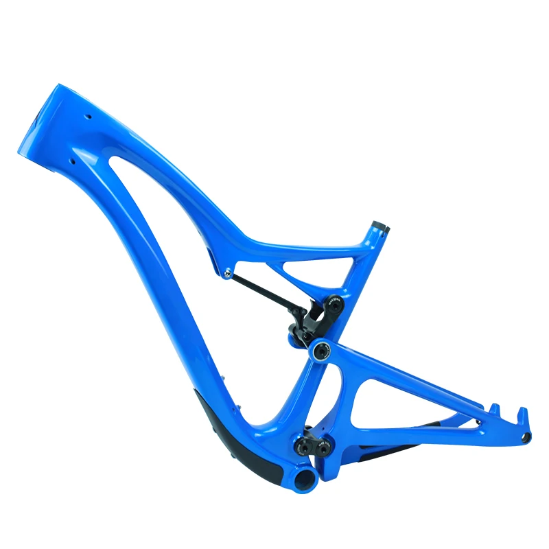 Frame di bici enduro di carbonio T800 - sospensione completa, routing dei cavi interni, design dell'asse 2