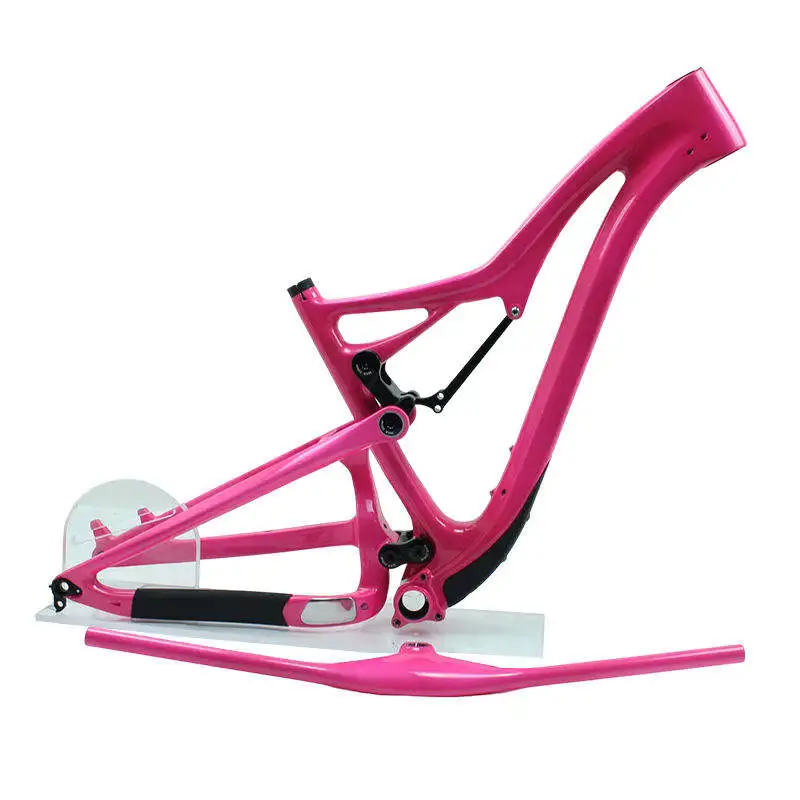 Telai per biciclette per bici in fibra di carbonio 29er con telaio a sospensione completa in carbonio personalizzato T800 Ud 2024 in vendita 2