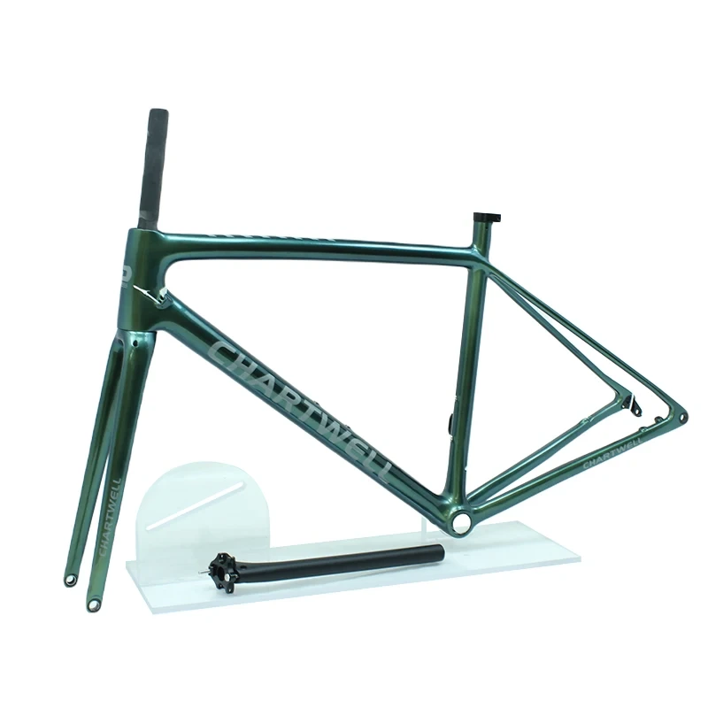 Neue Produkte 2023 Scheibenbremsen-Rennräder Carbon T700 Rahmen Leichter Carbonfaserrahmen 49-56 cm Bicicleta Carretera Carbon 1