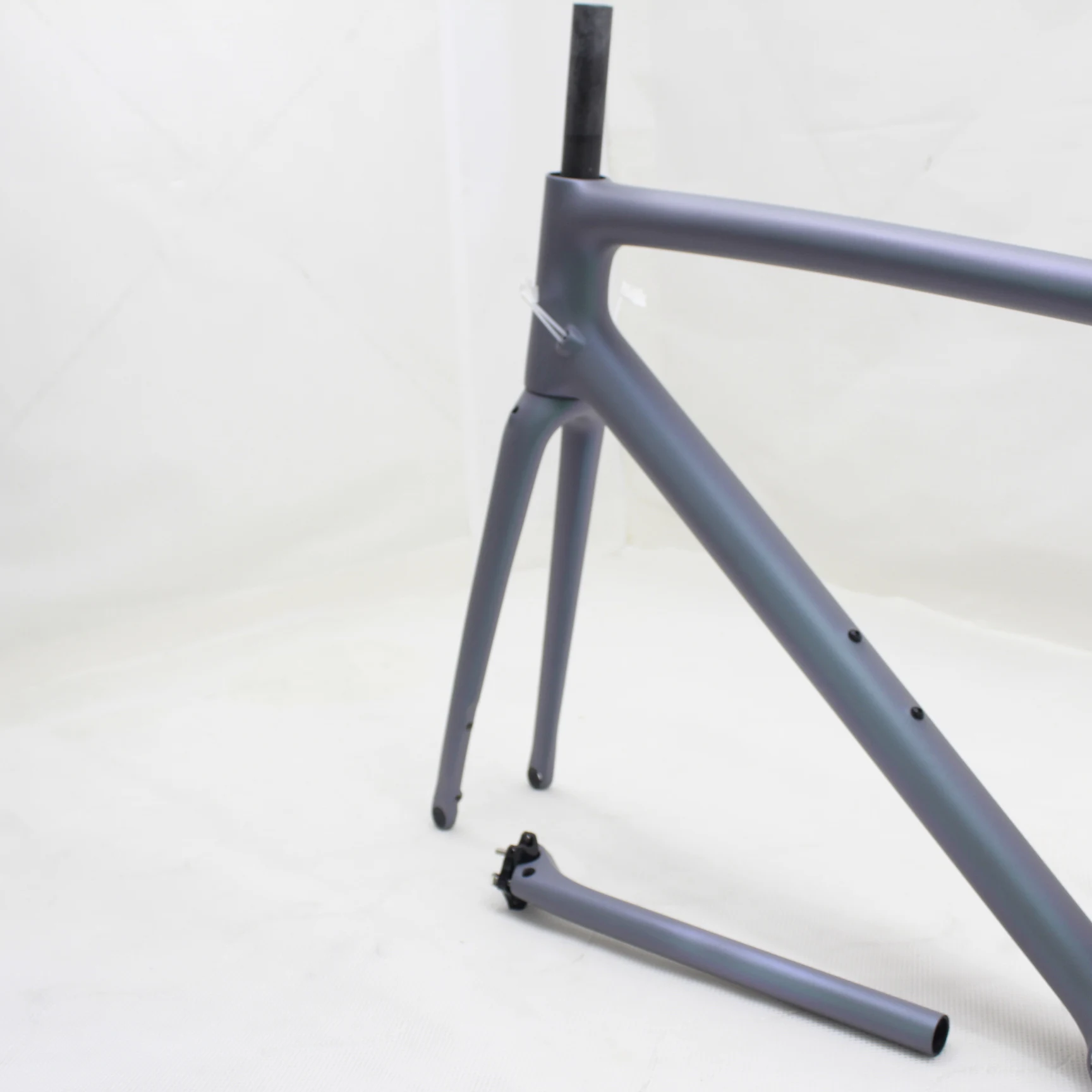 Quadro chinês super leve de fibra de carbono 700c quadro de bicicleta de fibra de carbono quadro de bicicleta de estrada 2