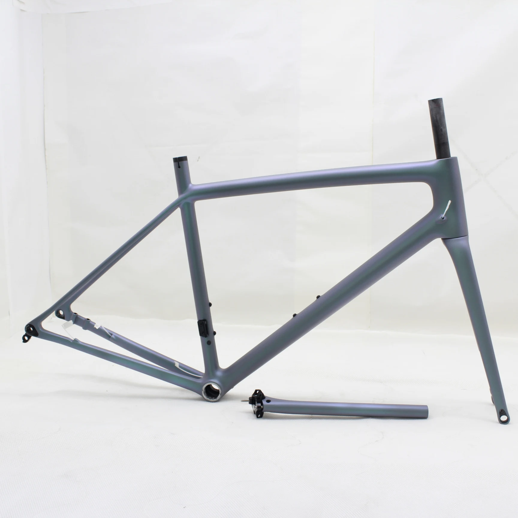 Quadro chinês super leve de fibra de carbono 700c quadro de bicicleta de fibra de carbono quadro de bicicleta de estrada 3