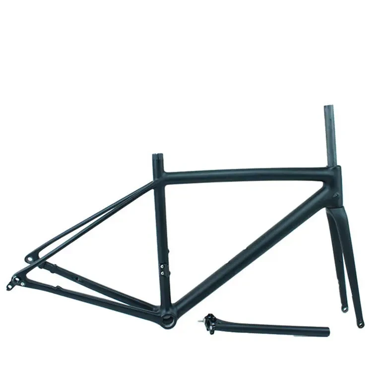 Telaio per biciclette da strada per bici da ghiaia con telaio Fike da strada in carbonio T700 personalizzato in fabbrica 1