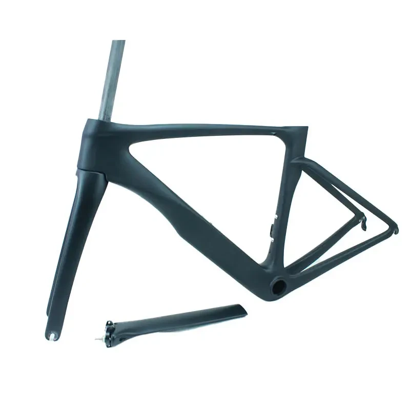 Tendencia 2024 Nuovo Lancio Biciclette da Strada Rim-freno in Carbonio T700 Telaio Telaio in Fibra di Carbonio 700c Bici da Strada Telaio Opaco 1
