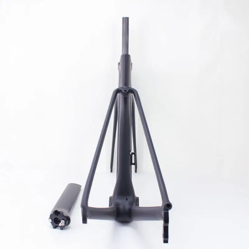 Freno a cerchione di alta qualità 46 49 52 54 56cm Telaio per bici da strada in carbonio T800 Telaio interamente in fibra di carbonio 700c con cavo interno 4