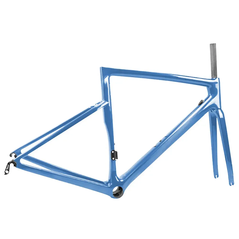 2024 nova chegada quadro de bicicleta estrada carbono u freio 700c corrida cascalho conjunto quadros 1