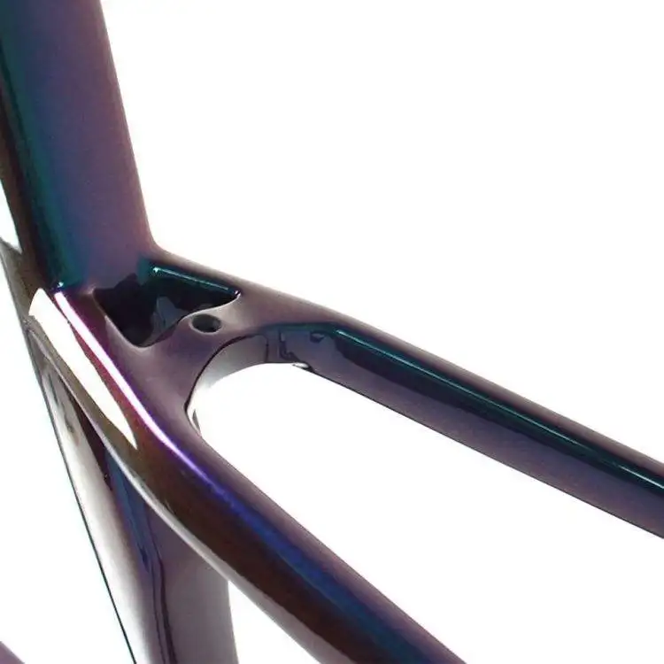 Cadre de vélo de route en carbone ultraléger support de poteau u-brake Pf30 cadre de vélo de route de course avec fourche + tige de selle 3