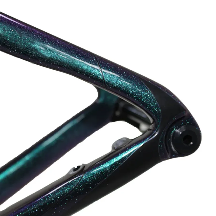 Cadre de route ultraléger en fibre de carbone Toray T700 | Cadre de vélo de gravel aérodynamique | Boîtier de pédalier BB386 Evo | Passage interne des câbles 6