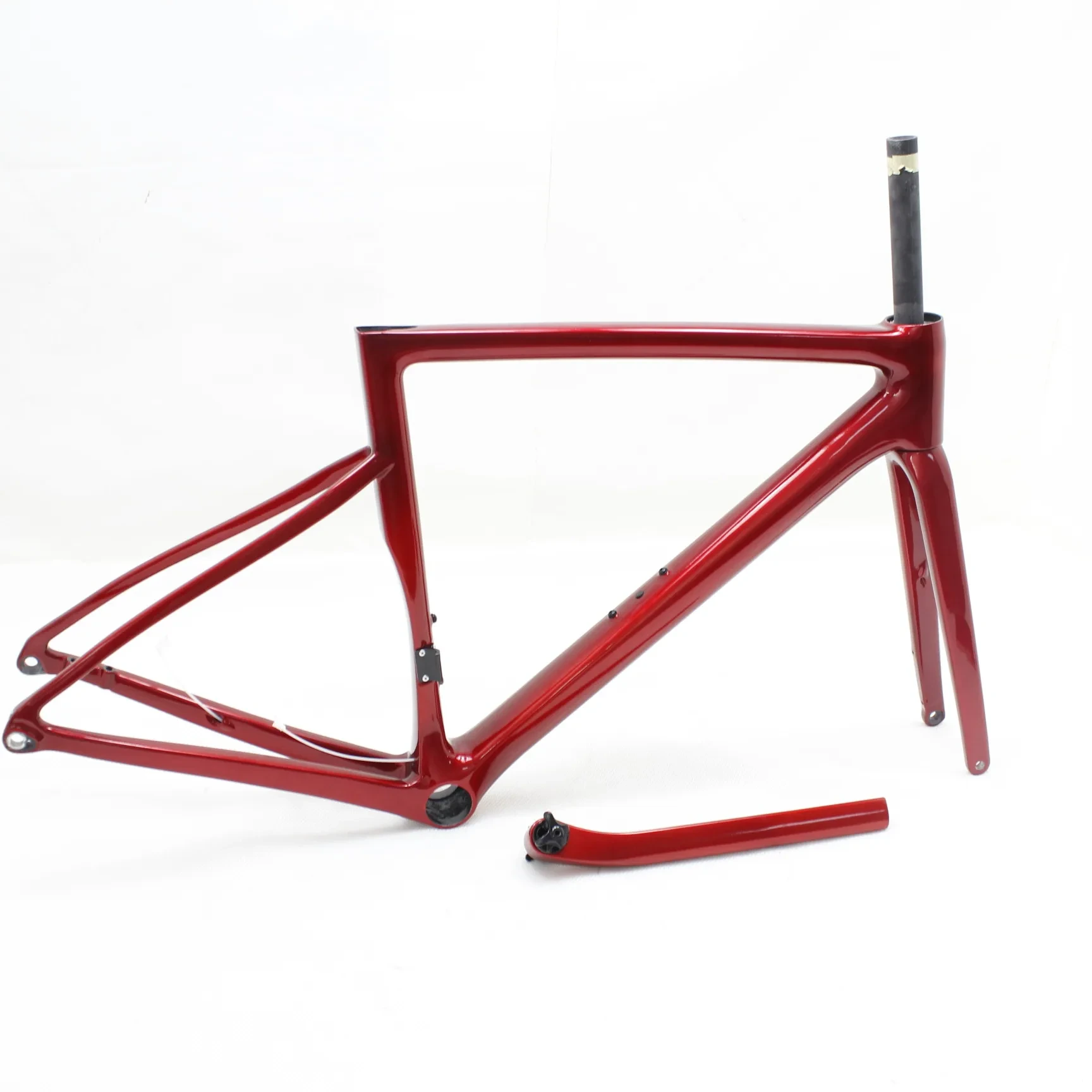 2023 Nuovo Aero Strada Freno A Disco Telaio In Carbonio Ghiaia Telaio Perno Passante 142*12 Peso Leggero Frameset Della Bicicletta Della Strada 1