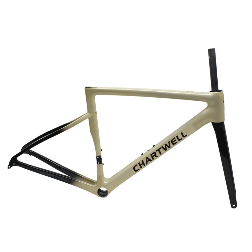 T700 Ud Black And Yellow Carbon Frames Road Bike Direct Disc Brake Bicycle Frameset With 44 49 52 54 56cm 1