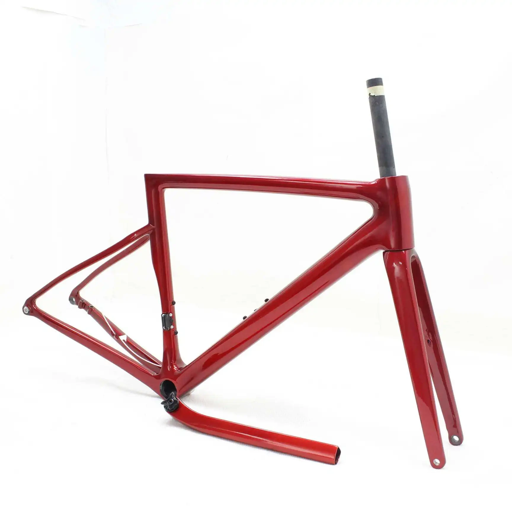 Vendita caldo freno a disco telaio da strada in carbonio 142 * 12mm Ud telaio bici da strada in fibra di carbonio Di2 telaio bici da strada freno a disco bici 1