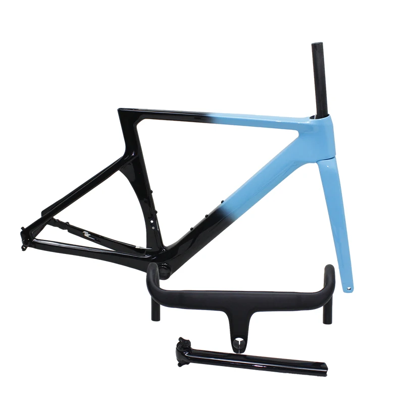 High-quality New Original 700c Racing Lightweight T700 Carbon Fiber Road Bike Frame 2