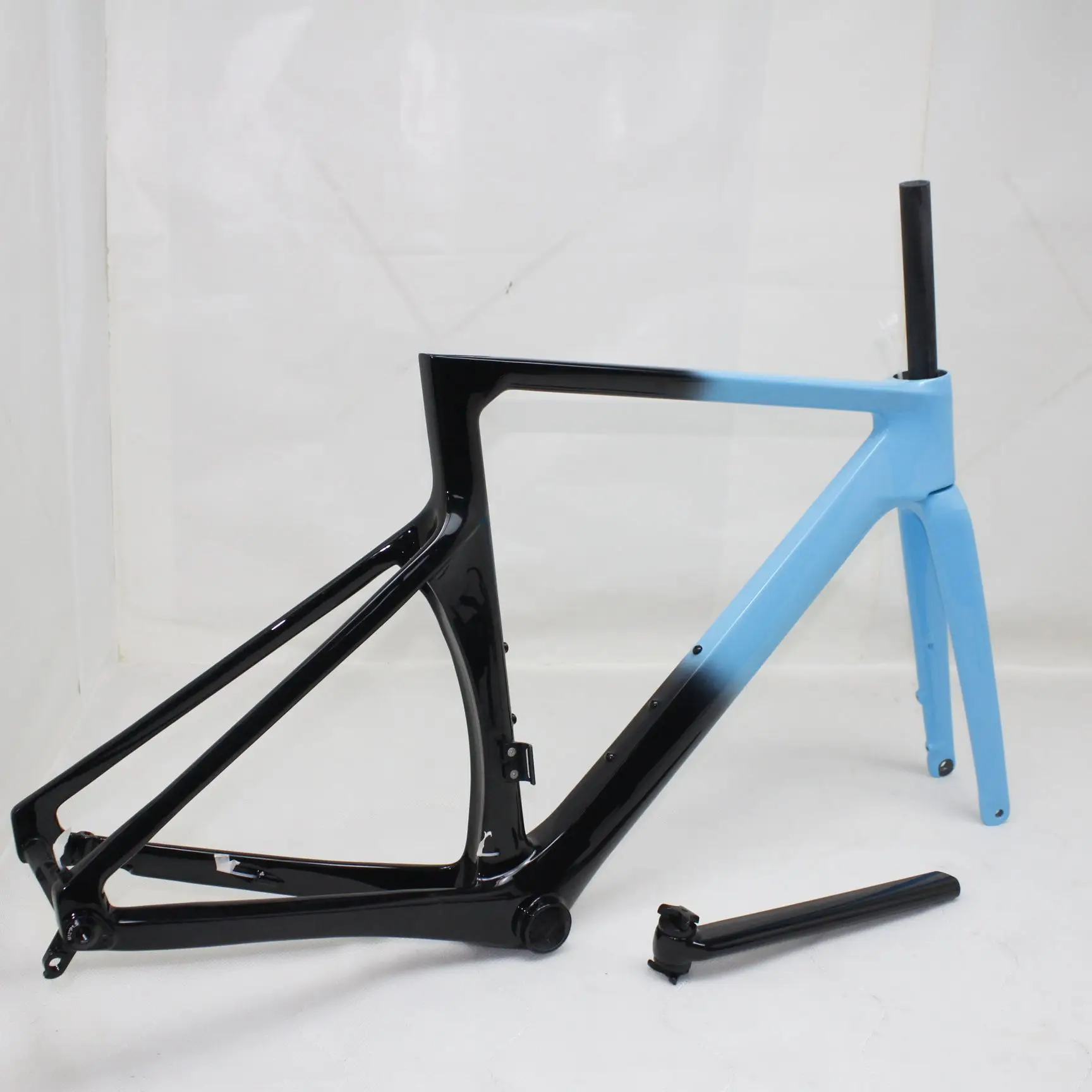 2024 New Aero Carbon Road Bike Frame Disc Brake 700c Thru Axle 12*142mm Xxs/xs/s/m/l Bicycle Frames 4