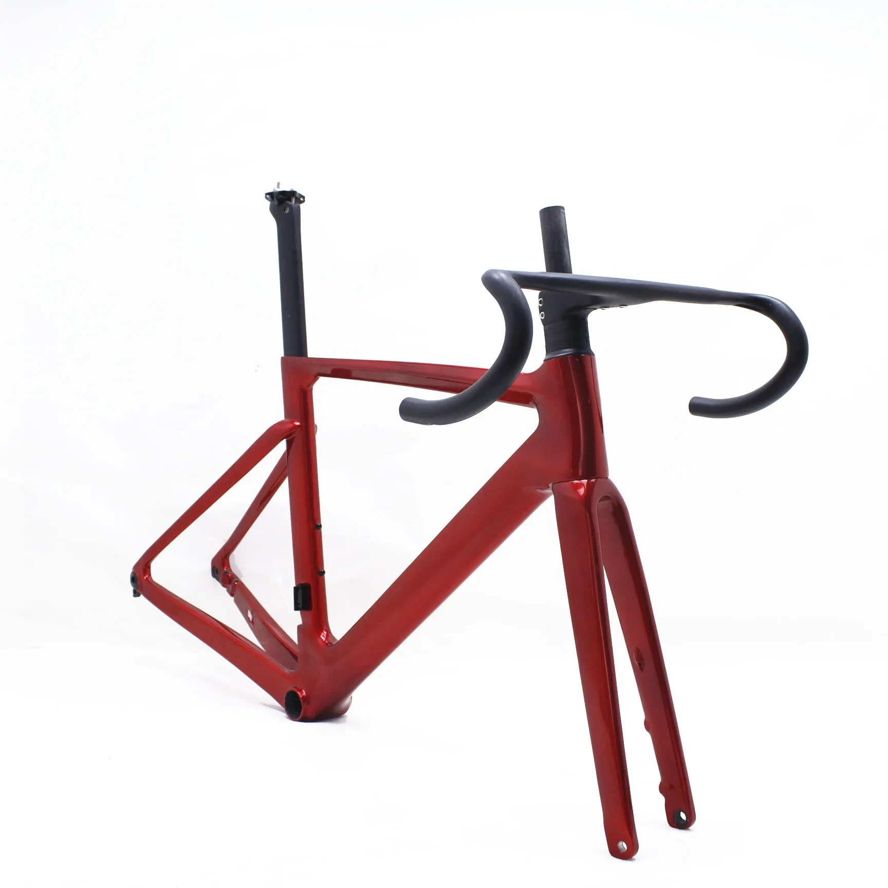 新製品カスタマイズされた色東レ T800 フルカーボンファイバーディスクロードフレーム自転車フレーム Bb86 Ud 織り超軽量自転車フレーム 1