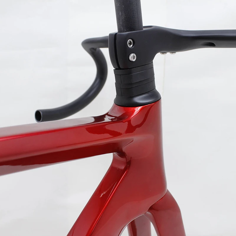 2024 T700 Carbon Road Bike Frameset  700C Lightweight Frame w/Thru-Axle  Integrated Carbon Fork  Factory Direct Price 5
