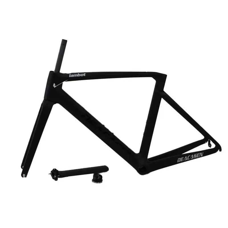 New Product Ideas 2024 Internal Cable Carbon T700 Road Frame Carbon Fiber Frame 700c Bike Parts Matte Frame For Road Bicycles 7