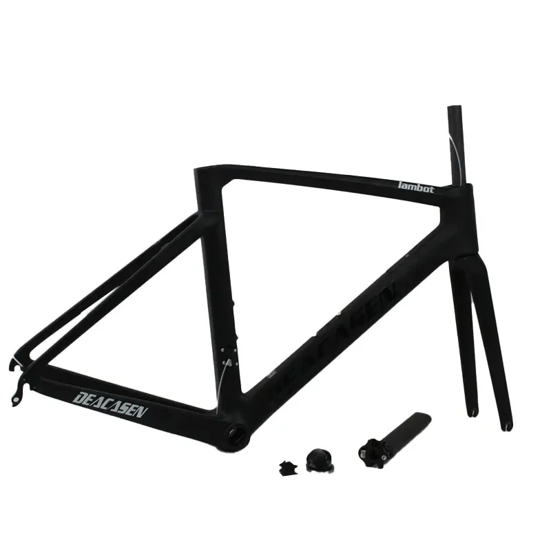 Road Bike Frame, T700 Carbon Fiber Matte Finish Ultra-Lightweight 1