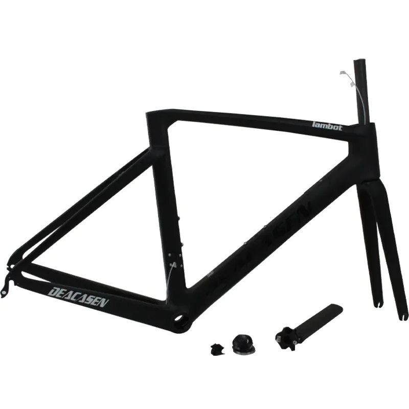 Brugerdefineret landevejscykelstel T700 Carbon Fiber 700c racercykelstel Carbon Roadframe 4