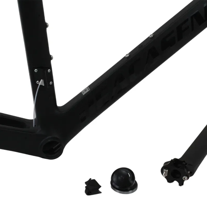 Brugerdefineret landevejscykelstel T700 Carbon Fiber 700c racercykelstel Carbon Roadframe 7