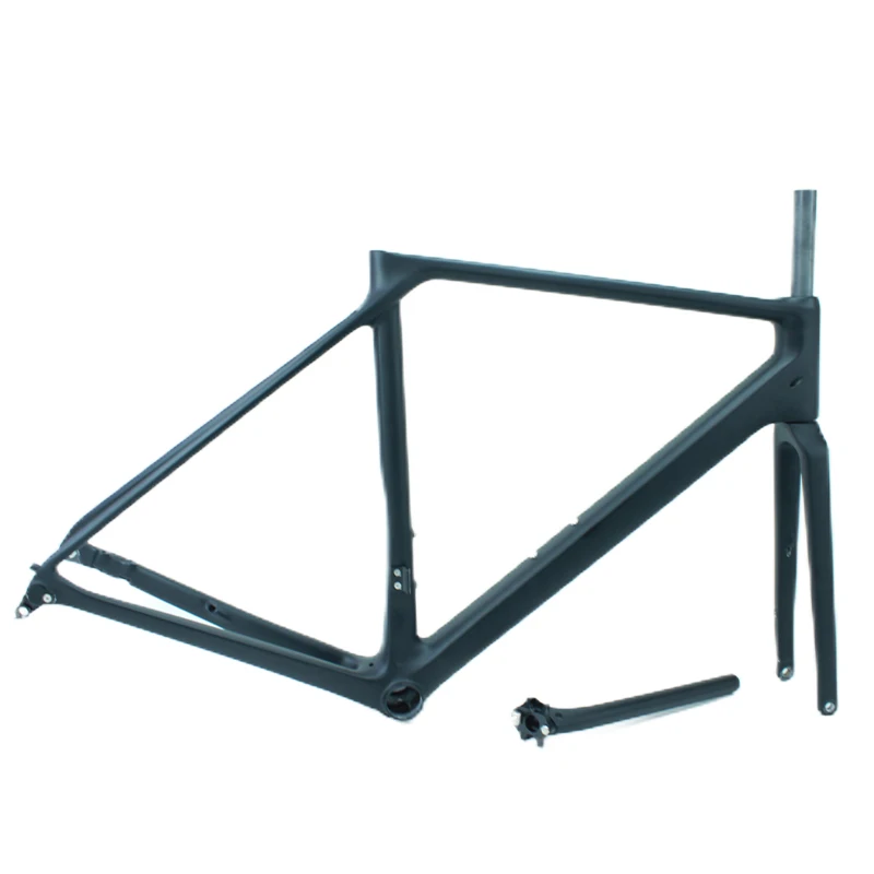 Scheiben-Brems-Straßenscheibenfahrräder Kohlefaserrahmen 700c Scheiben-Brems-Roadbike Teil Kohlenstoff T700 Fahrradrahmen 1