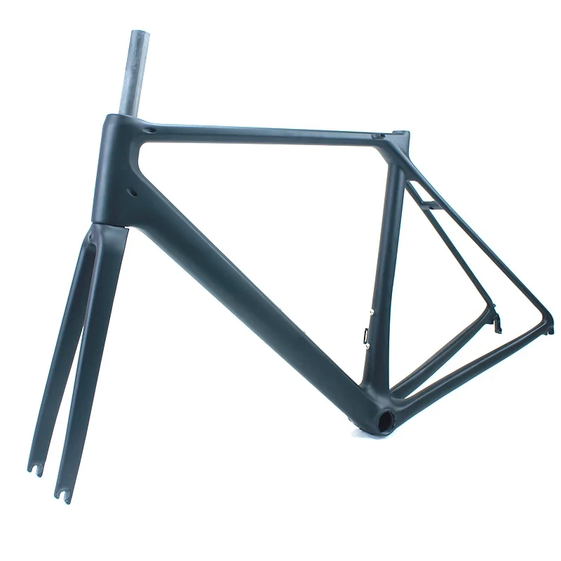 Produtos exclusivos para vender por atacado Xxs Xs S M Quadro de bicicleta de fibra de carbono Quadro de fibra de carbono 700c Cabo interno Quadro de estrada de carbono 1