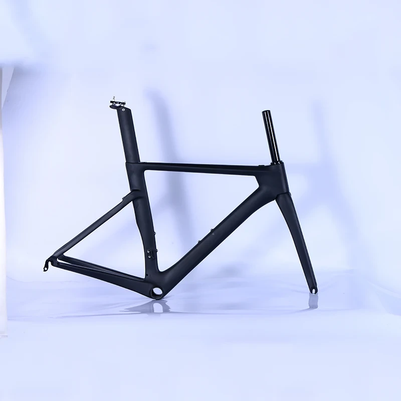 High Quality Carbon Fiber Frame 700c Bike Frame Carbon Fiber Unfoldable Bicycle Parts Carbon T700 Fiber Bicycle Frame 1