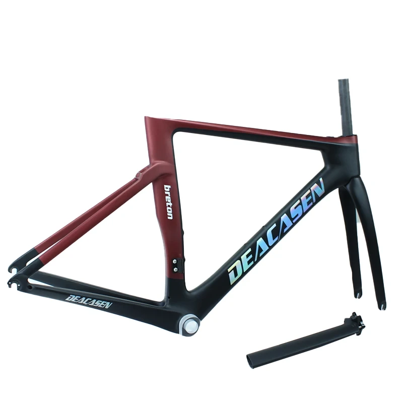 Neues Kohlefaser-Roadbike XS/S/m/l Carbonfaserrahmen interne Routing U-Brems-T70-Kohlefaserrad 1