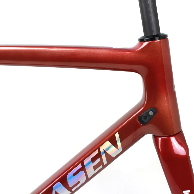 ホットセール カーボングラベルフレームセット ダイレクトマウント Cブレーキ OEM カーボンロードバイク カーボンファイバーバイクフレーム 3