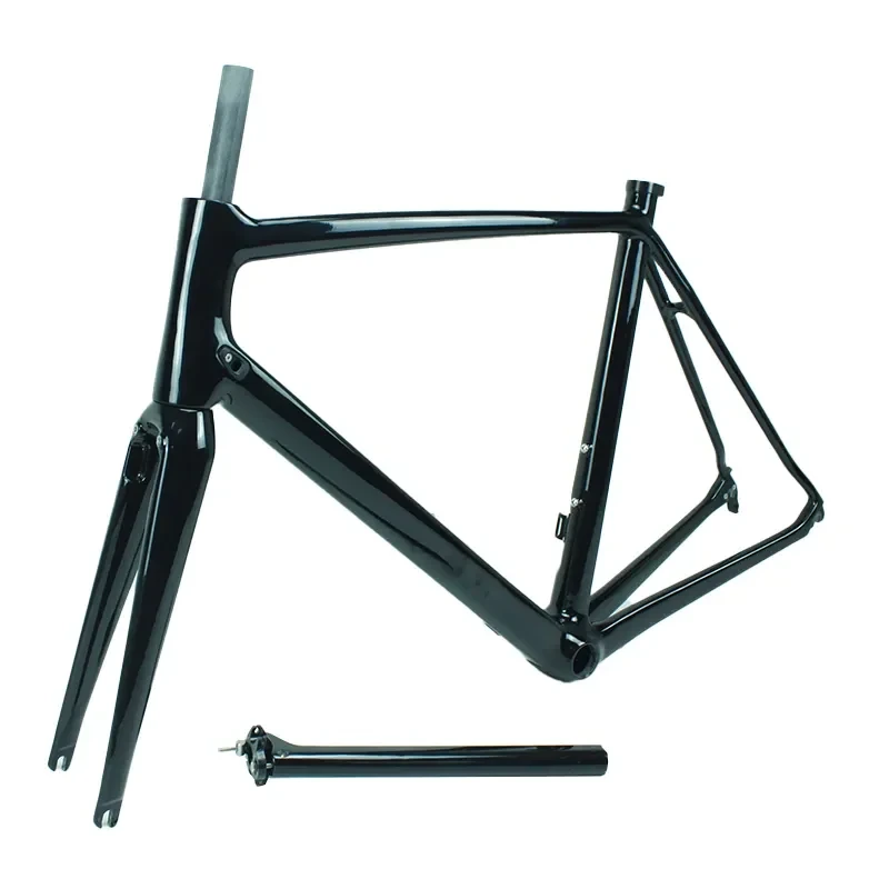 Карбоновая рама T700 45/48/50/52/54, верхняя часть 1-1/8 дюйма, нижняя рама 1-1/4 дюйма, карбоновая рама для шоссейного велосипеда, велосипедная рама из углеродного волокна 1