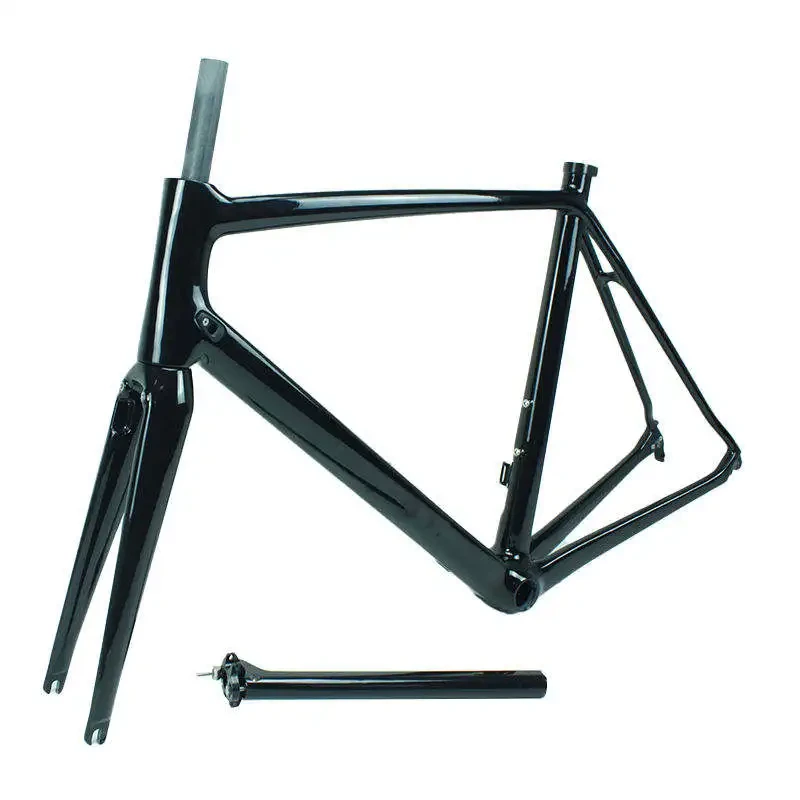 Hot Sale Direct Mount C-brake Road Bike Frame Top 1-1/8,Down 1-1/4 Fiber Bike Frame Customized Matte Frame For Road Bicycles 1