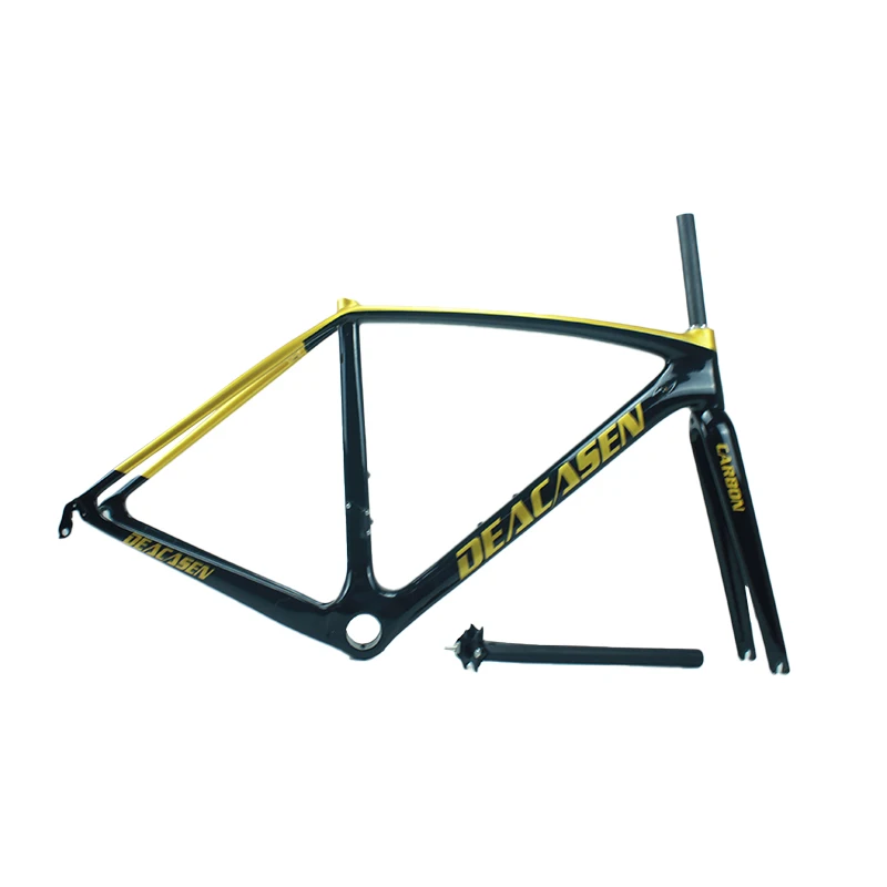 Marco De Bicicletas Hot Sale Carbon Fiber Road Bicycle Frame Disc Bicycles Matte 700c Carbon Bike Frame Road Frame Disc Road 6