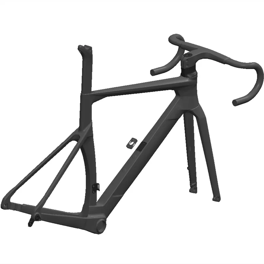 Offre spéciale câble interne route disque vélos cadre en Fiber de carbone 700c frein à disque carbone T700 cadre de vélo en Fiber 1