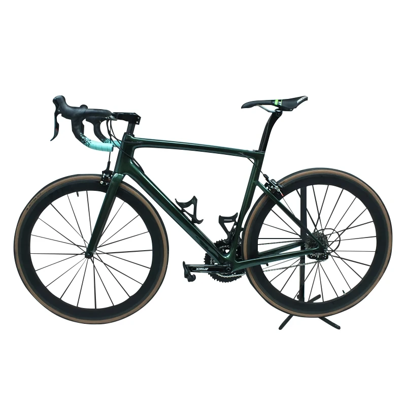 شعار مخصص 700c ألياف الكربون الطريق الدراجة 12 سرعة عالية الجودة الطريق دراجة الكربون Onirii الألومنيوم دواسة مع لوحة القفل 1