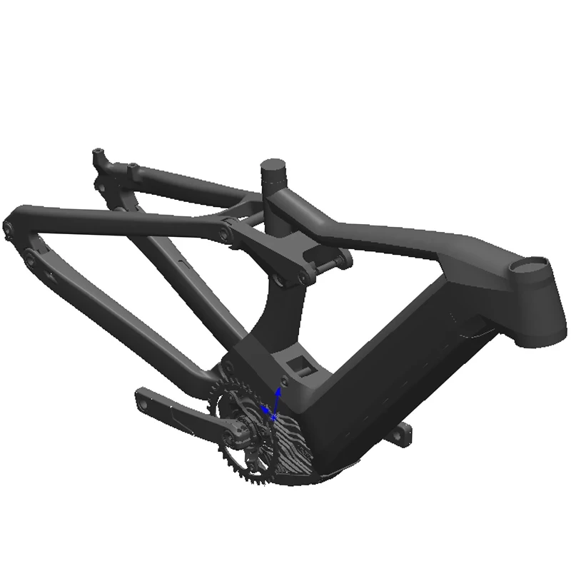 2023 ディスクブレーキ電動マウンテンバイクカーボンファイバーフレーム Cuadro Mtb 29 カーボン Bafang モーター M510/m500/m600 1