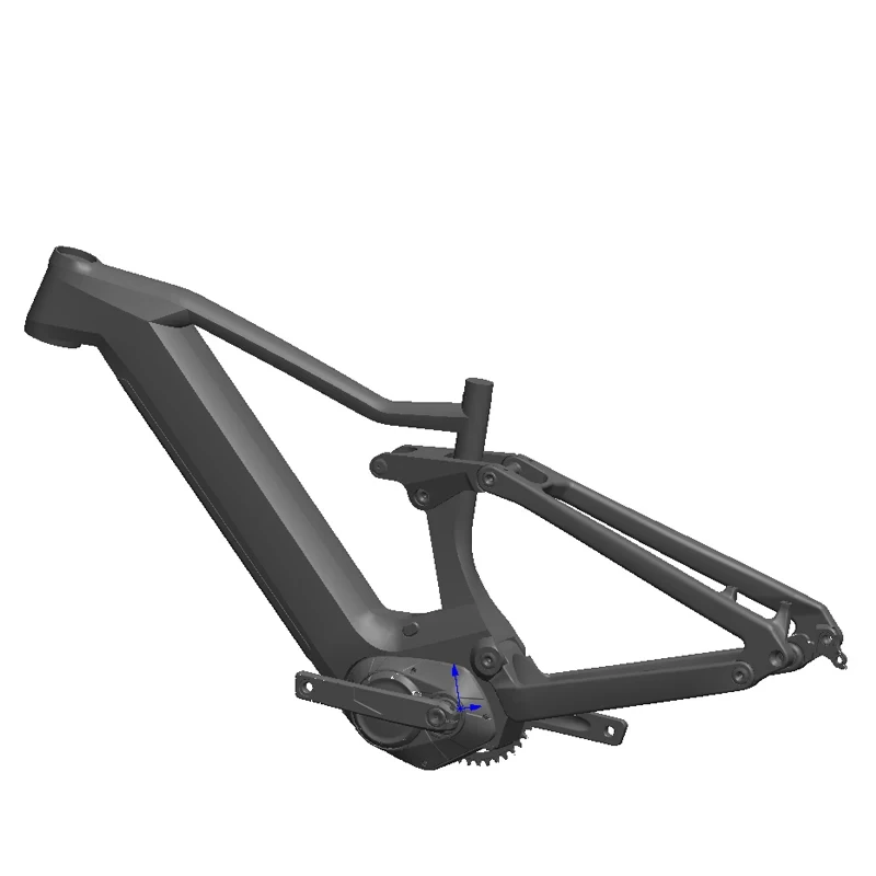 2023 ホット販売ディスクブレーキ電動マウンテン自転車フルカーボンフレームセット Bafang モーター M510 Mtb E-mtb 29er カーボンフレーム 1