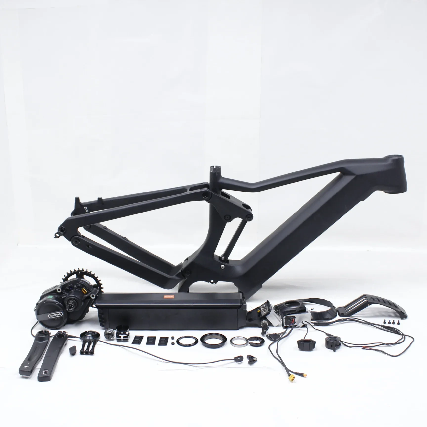 Telaio e accessori per mountain bike elettrica in carbonio di alta qualità Freno a disco Ebike 29er Bafang Motore M510/m500/m600 1