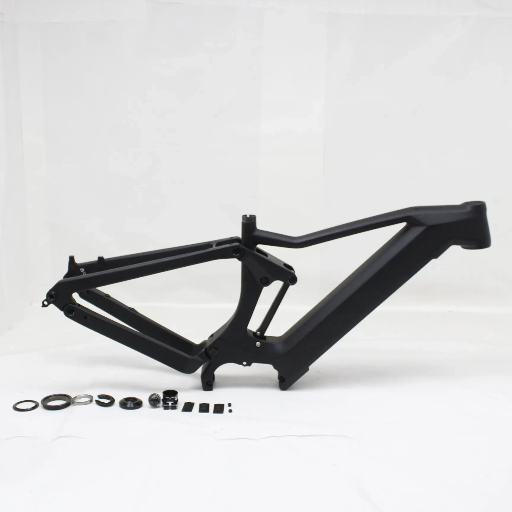 Cadre de vélo électrique de montagne en carbone, Suspension complète avec moteur Bafang M510/m500/m, nouveau modèle 2023600 1