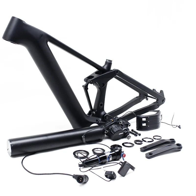 2023 Personalização Quadros de bicicleta de suspensão completa personalizados 29er Bafang M820 Quadro Mtb Ecológico Durável antiderrapante 1