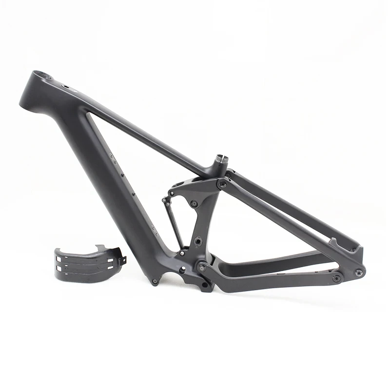 オンラインで販売するユニークな製品カーボン Mtb フレーム 29er フルサスペンション Bafang M820 マウンテンバイク用耐久性のある環境に優しいマット 1