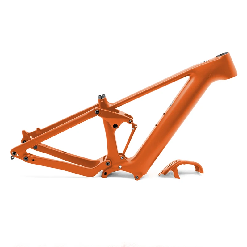 Лидер продаж Bafang M820 740 рама Mtb электрический велосипед дисковый тормоз Pinaworks велосипедная карбоновая рама с матовой поверхностью 2
