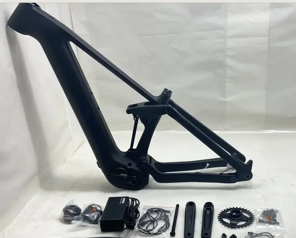 Карбоновая рама Ebike T800 29er с полной подвеской Карбоновая рама Bafang M820 Bafang 1