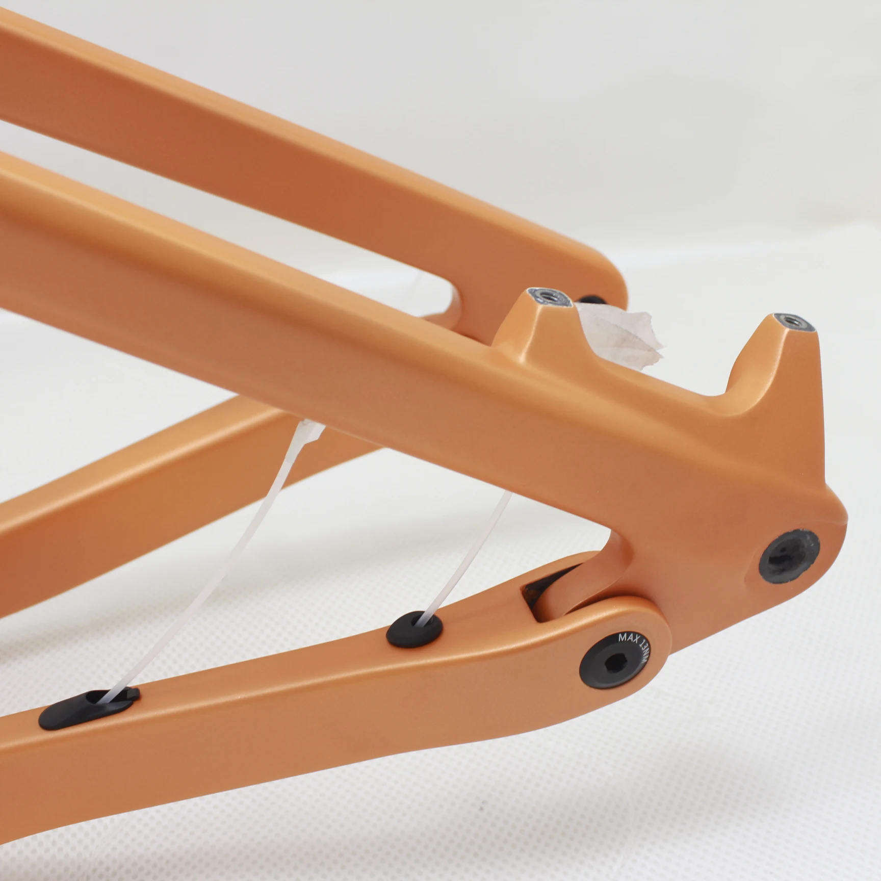 Bafang Mid Drive M820 Bafang Carbon Fiber Fuld Suspension Elcykel Carbon Frame Mtb E Bike Frame 5