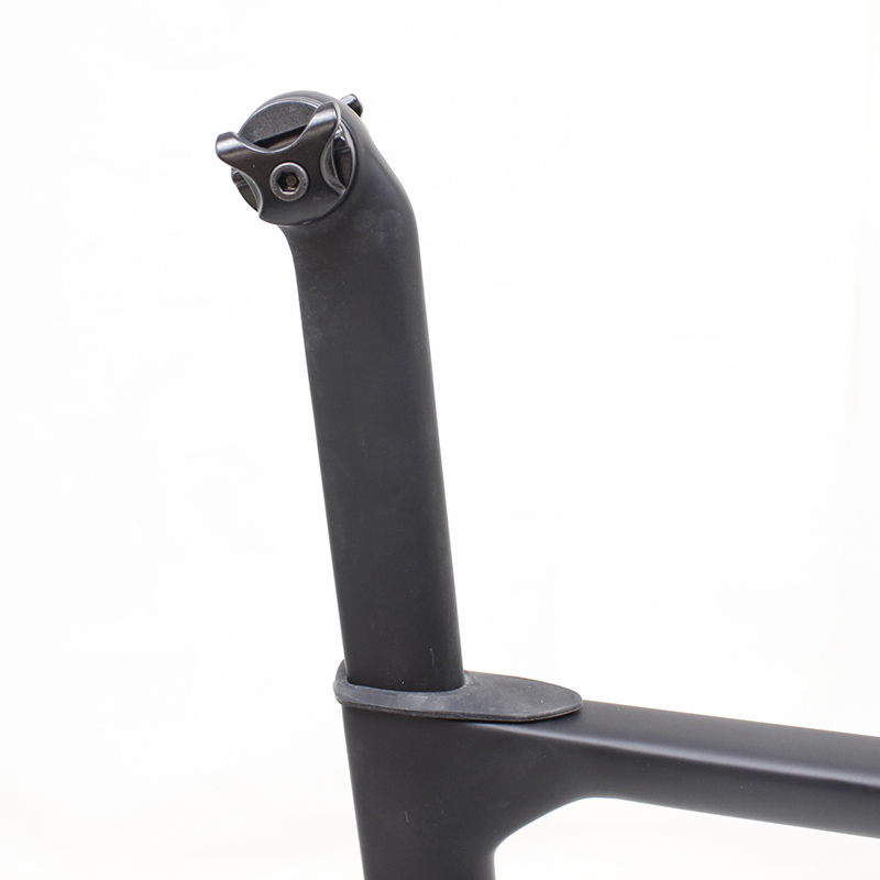 Alle internen Kabel, Aero-Carbonfaser-Scheibenrennradrahmen, Steckachse 5