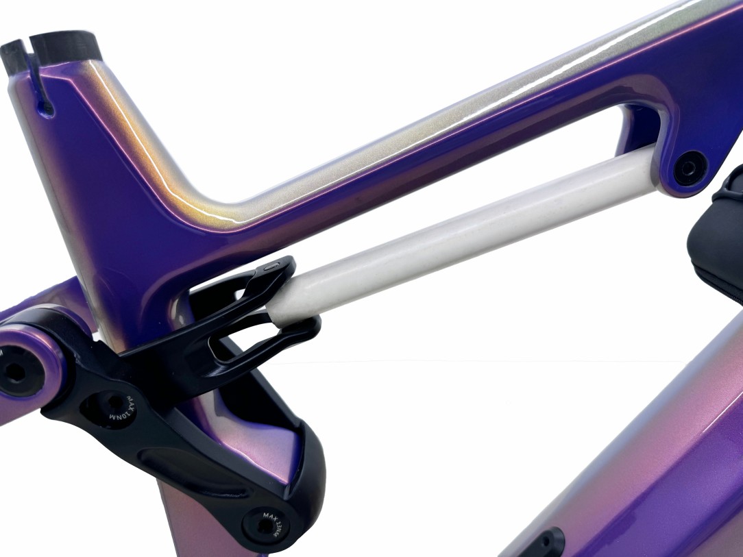 Bafang M820 mountainbikestel med midtermotor og assistance, 29er, fuldaffjedret kulfiberstel, kompatibel med DPC030-skærm 15