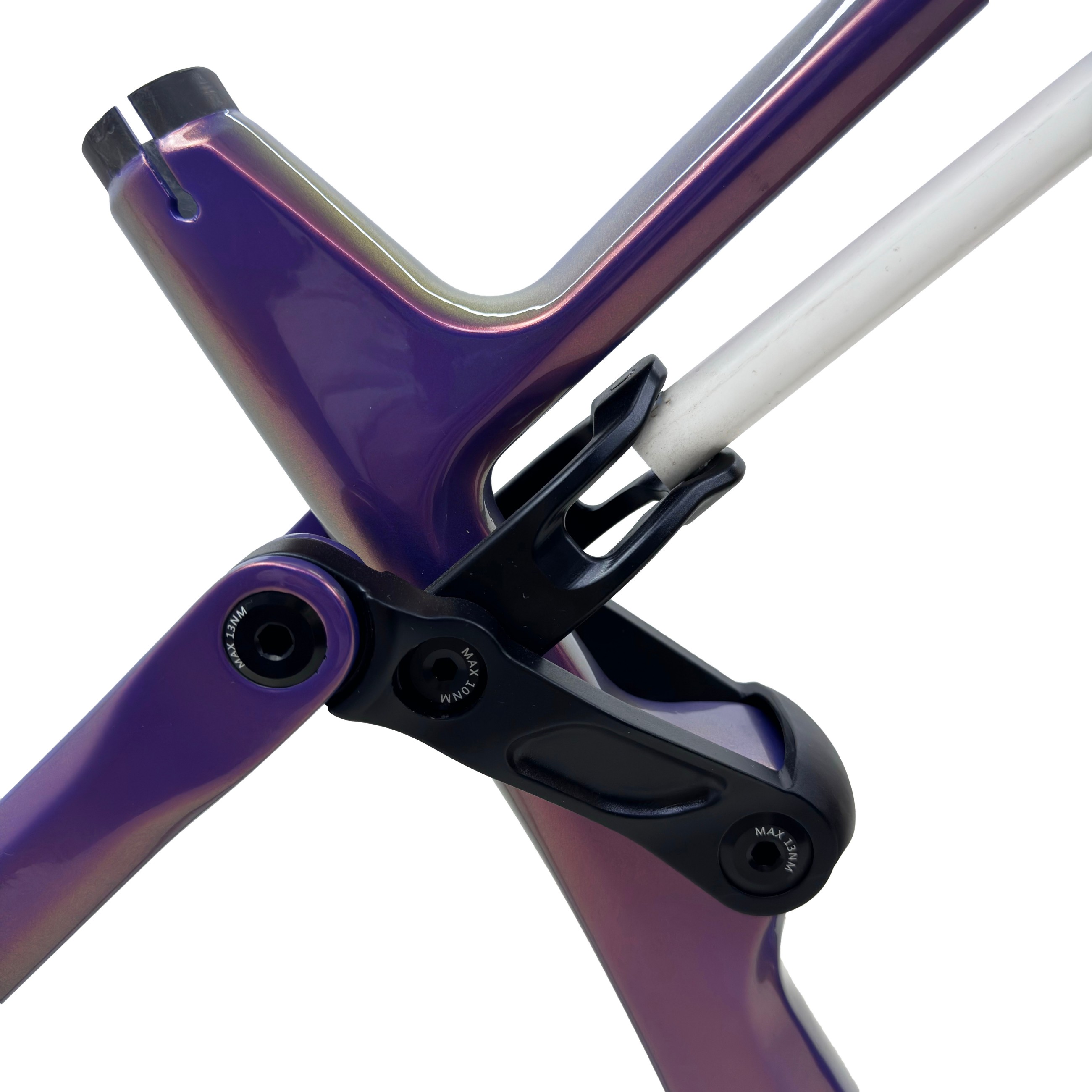 Bafang M820 mountainbikestel med midtermotor og assistance, 29er, fuldaffjedret kulfiberstel, kompatibel med DPC030-skærm 8