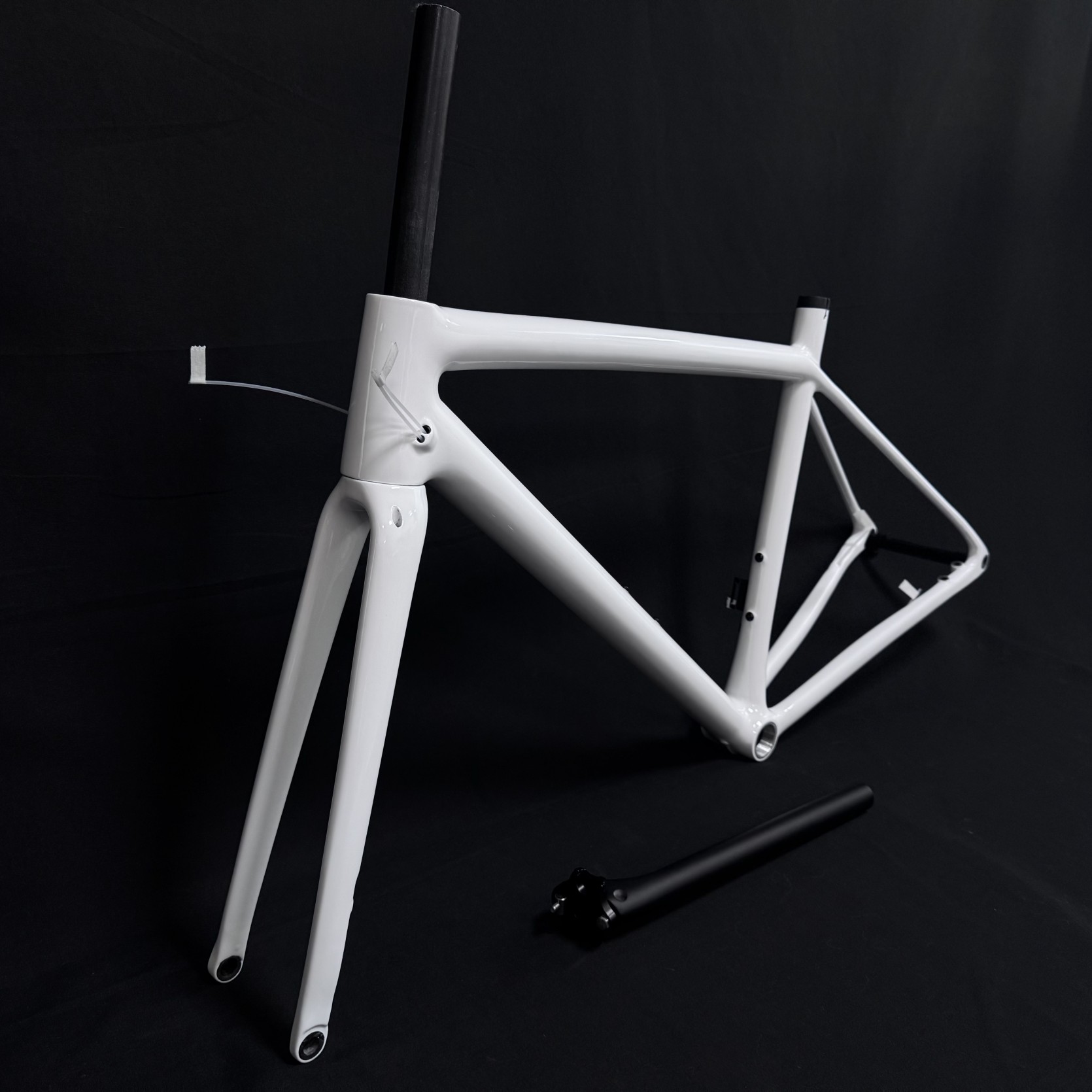 Personnaliser le cadre de vélo de route T700 en Fiber de carbone avec Logo 49/52/54/56 cm cadre de vélo de route avec frein à disque en carbone 700c 3