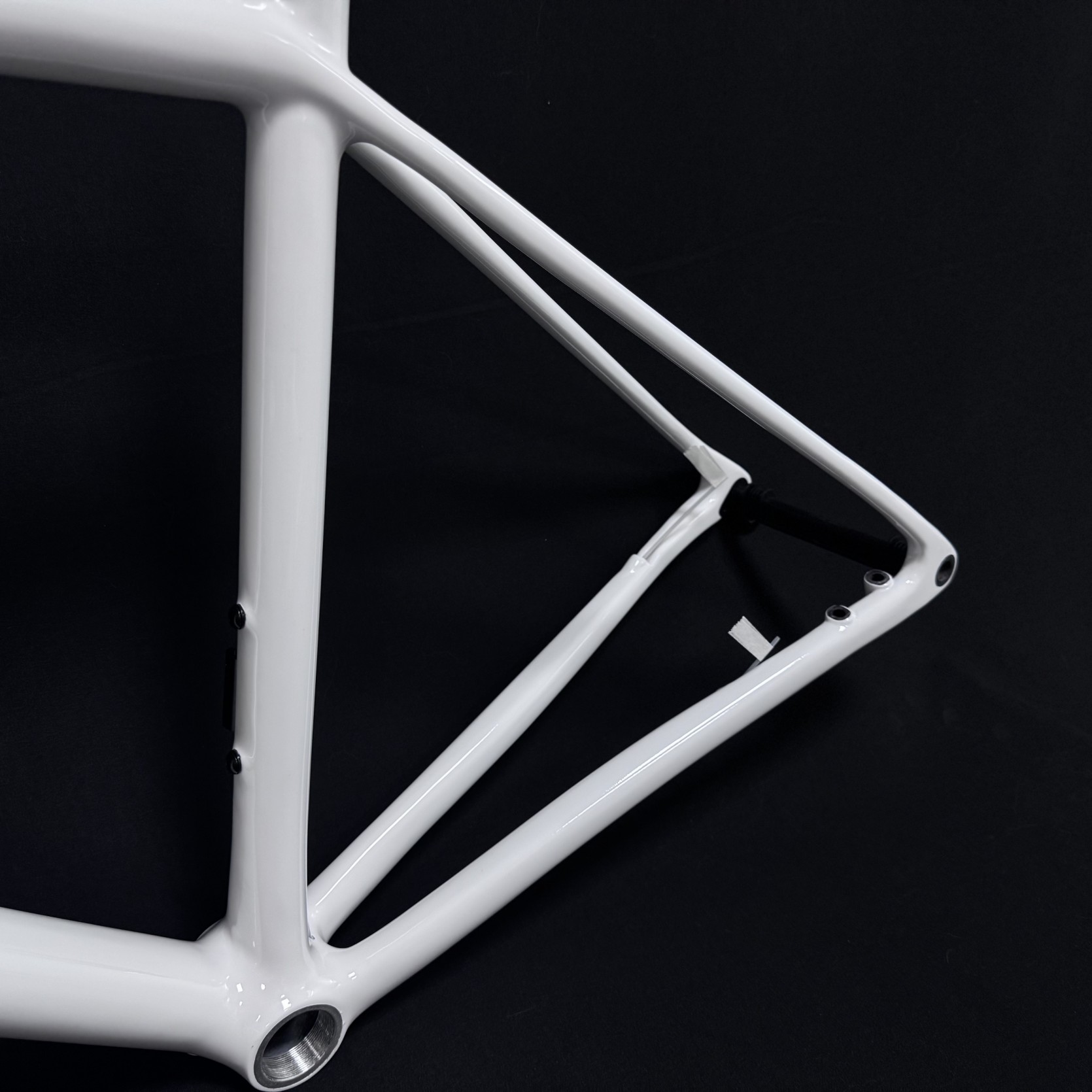 Personnaliser le cadre de vélo de route T700 en Fiber de carbone avec Logo 49/52/54/56 cm cadre de vélo de route avec frein à disque en carbone 700c 7